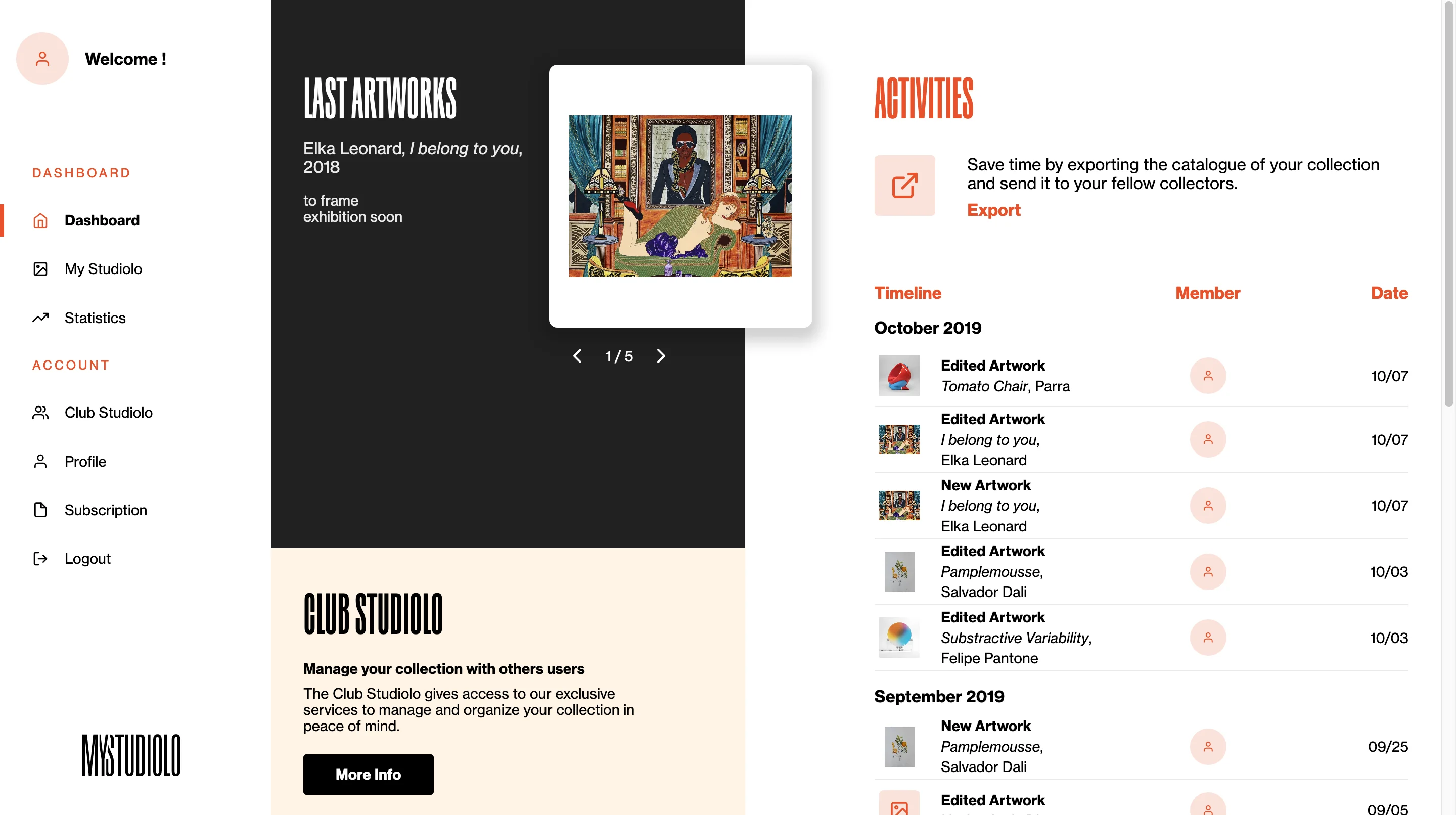 My Studiolo screenshot 1